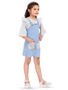Wish Karo Girls Tops with Dungarees