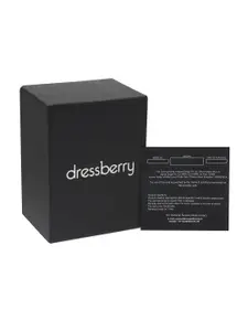 DressBerry Women Embellished Dial & Leather Straps Analogue Watch HOBDB-NEW-143-BK