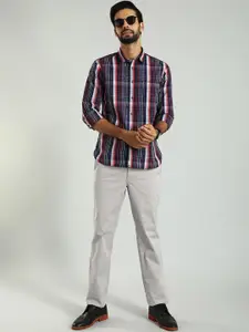 Indian Terrain Men Kansas Mid-Rise Trouser