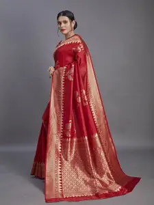 KALINI Woven Design Zari Pure Silk Banarasi Saree