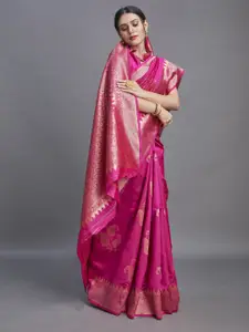 KALINI Zari Pure Silk Banarasi Saree
