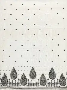ZARIMO Polka Dots Woven Design Pure Cotton Unstitched Dress Material
