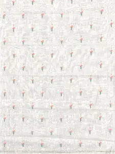 ZARIMO Floral Woven Design Pure Cotton Unstitched Dress Material