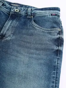 DAGERRFLY Men Regular Fit Light Fade Stretchable Jeans