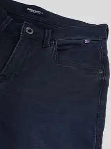 DAGERRFLY Men Slim Fit Mid-Rise Clean Look Cotton Denim Stretchable Jeans