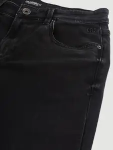 DAGERRFLY Men Straight Fit Mid-Rise Clean Look Cotton Denim Stretchable Jeans
