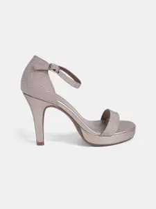 LEMON & PEPPER Open Toe Stiletto Heel Sandals