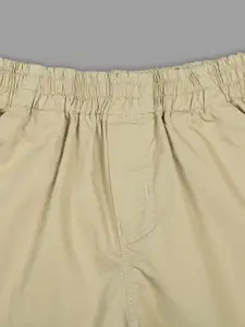 Actuel Boys Mid-Rise Above Knee Length Regular Fit Pure Cotton Shorts