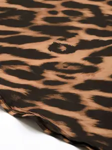 bebe Women Animal Print Trumpet Maxi Party Skirt