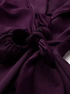 Roadster Solid Wrap Dress