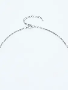 Rhea Rhodium-Plated Necklace