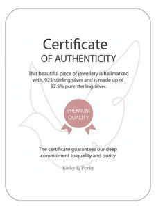 Kicky And Perky 925 Sterling Silver Floral Pendants with Chains