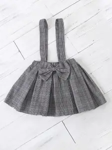 INCLUD Girls Checked Top With Skirt