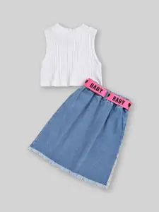 INCLUD Girls Top With Skirt