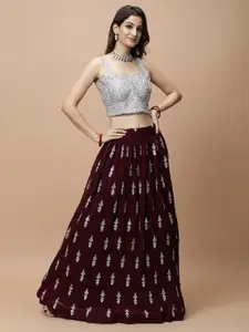 Vervee Couture Embellished Ready to Wear Lehenga & Blouse With Dupatta