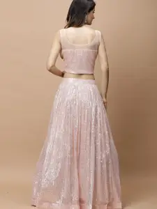 Vervee Couture Embroidered Sequinned Ready to Wear Lehenga & Blouse