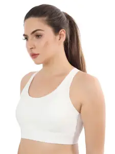 Bella Voste  women full coverage non wired lightly padded workout bra