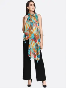 shiloh Geometric Printed Scarf