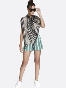 shiloh Abstract Printed Scarf