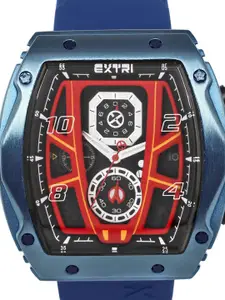 EXTRI Men Embellished Dial & Straps Analogue Chronograph Automatic Watch X6053-I