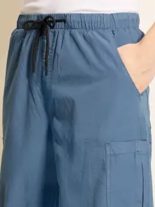 Roadster The Lifestyle Co Men Pure Cotton Cargo Trousers