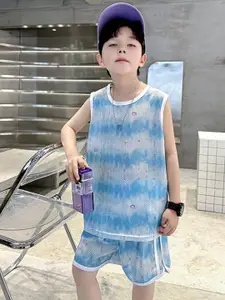 INCLUD Boys Dyed T-shirt With Short