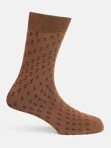Blackberrys Men Patterned Cotton Calf Length Socks