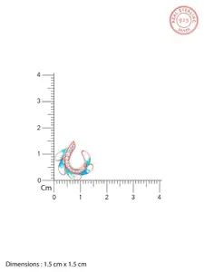 GIVA Women Rose Gold-Plated Contemporary Pendants with Chains