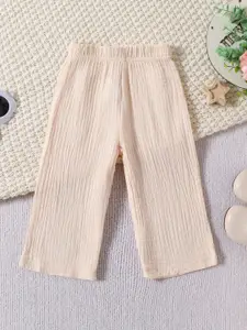 INCLUD Girls Elasticated Sleeveless Top With Crinkled Pants Set