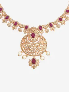 Kushal's Fashion Jewellery Women Copper Gold-Plated Necklace