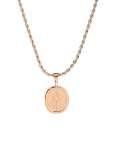 SALTY Oval Beloved Bloom Pendants With Chains