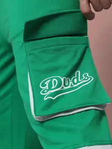 WEARDUDS Men Colorblocked Relaxed-Fit Joggers