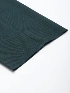 Van Heusen Men Checked Slim Fit Formal Trousers