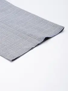 Van Heusen Men Checked Slim Fit Trousers