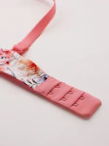 DressBerry Floral Bra Full Coverage Lightly Padded