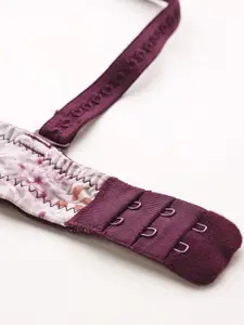 DressBerry Floral Bra Full Coverage Lightly Padded