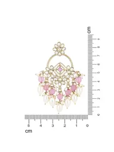 I Jewels Contemporary Chandbalis Earrings