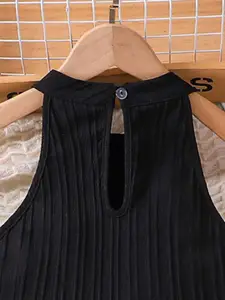 INCLUD Girls Solid Top with Shorts