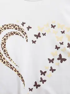 INCLUD Girls Printed T-shirt with Shorts