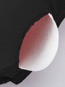 FIMBUL Floral Bralette Bra Half Coverage Lightly Padded