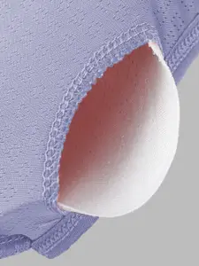 FIMBUL Floral Bralette Bra Half Coverage Lightly Padded