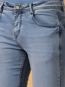 V-Mart Men Slim Fit Mid-Rise Heavy Fade Jeans