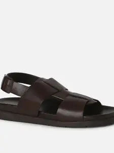 Louis Philippe Men PU Comfort Sandals