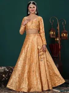 Ethnovog Floral Printed Flared Maxi Skirt