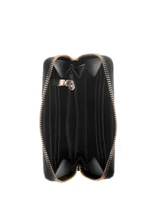 GUESS Women Textured Zip Around Wallet