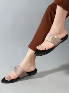 Retro Walk One Toe Flats