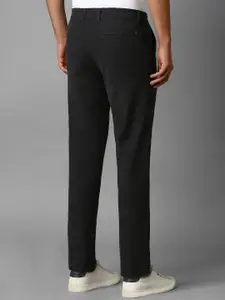 Louis Philippe Sport Men Textured Slim Fit Trousers