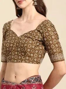 RATAN Ethnic Motif Pure Cotton Saree