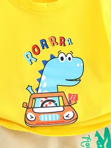 INCLUD Boys Printed T-shirt with Shorts