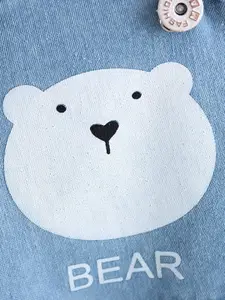 INCLUD Boys Straight Leg Striped T-Shirt With Denim Dungaree